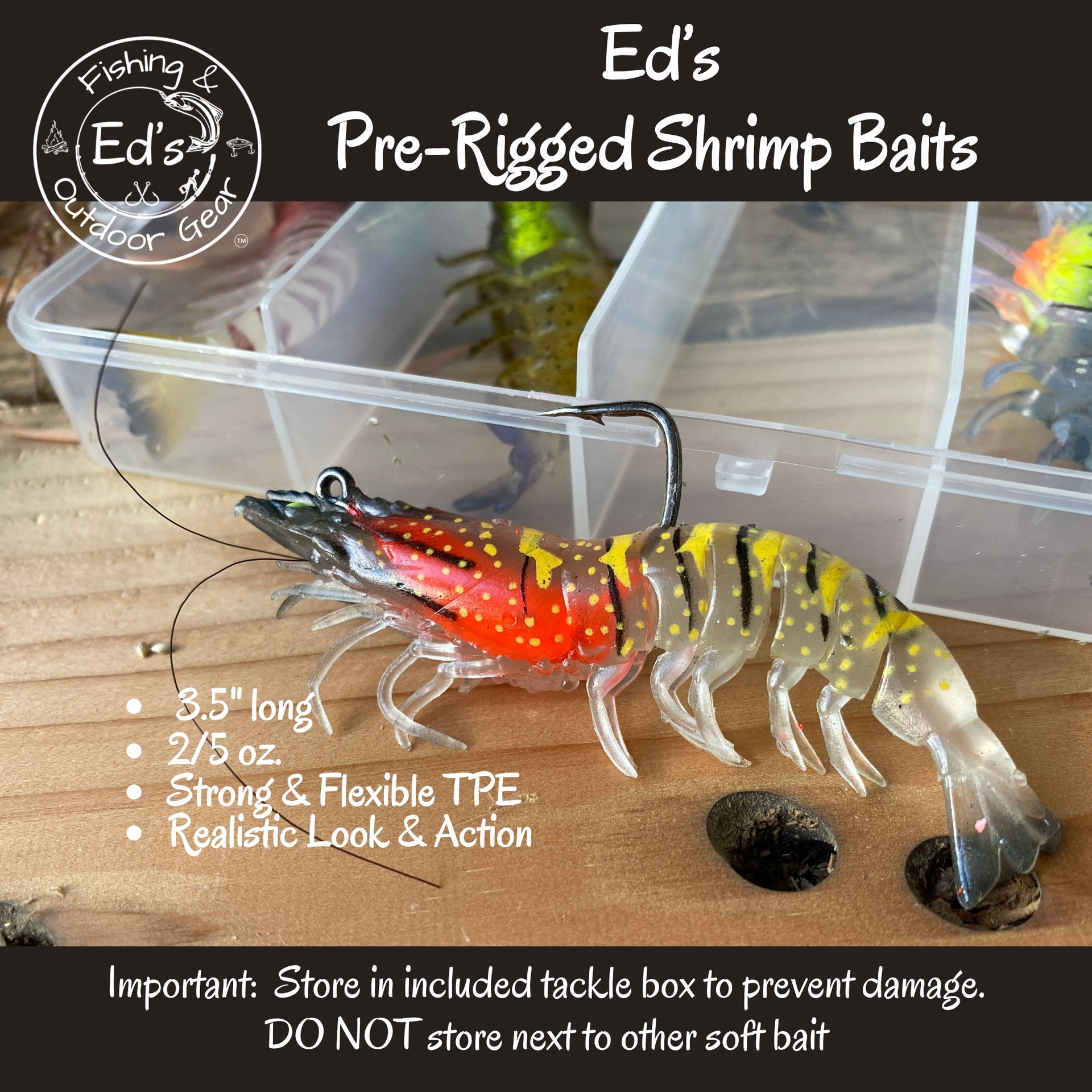 E.F.O.G's PRE-RIGGED SHRIMP Bait